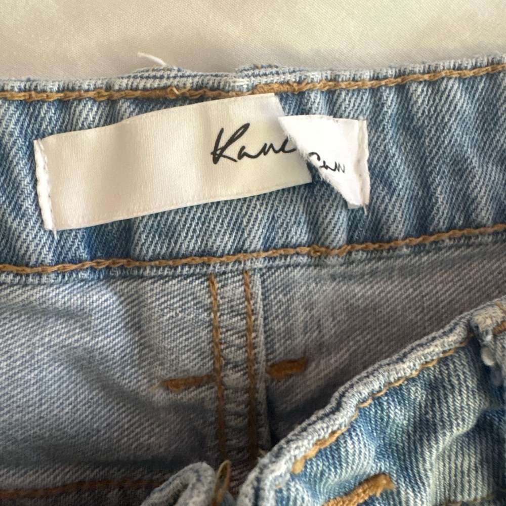 KanCan Ripped Distressed Giovanna High Rise Mom Jeans Size 5 26 - Picture 9 of 16